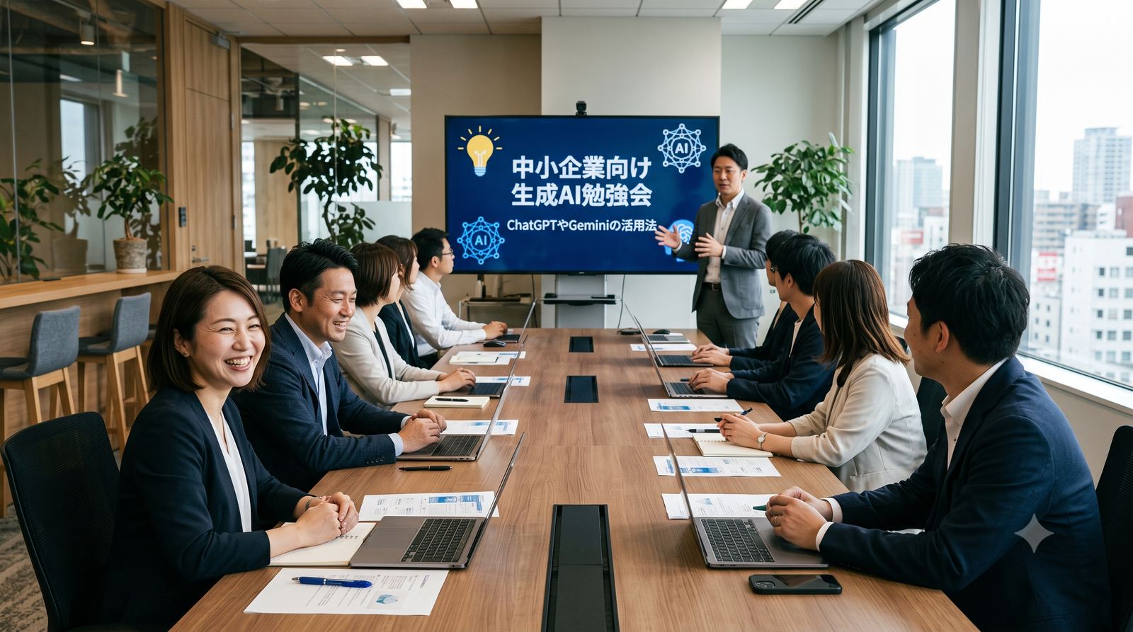 中小企業向け生成AI勉強会の様子