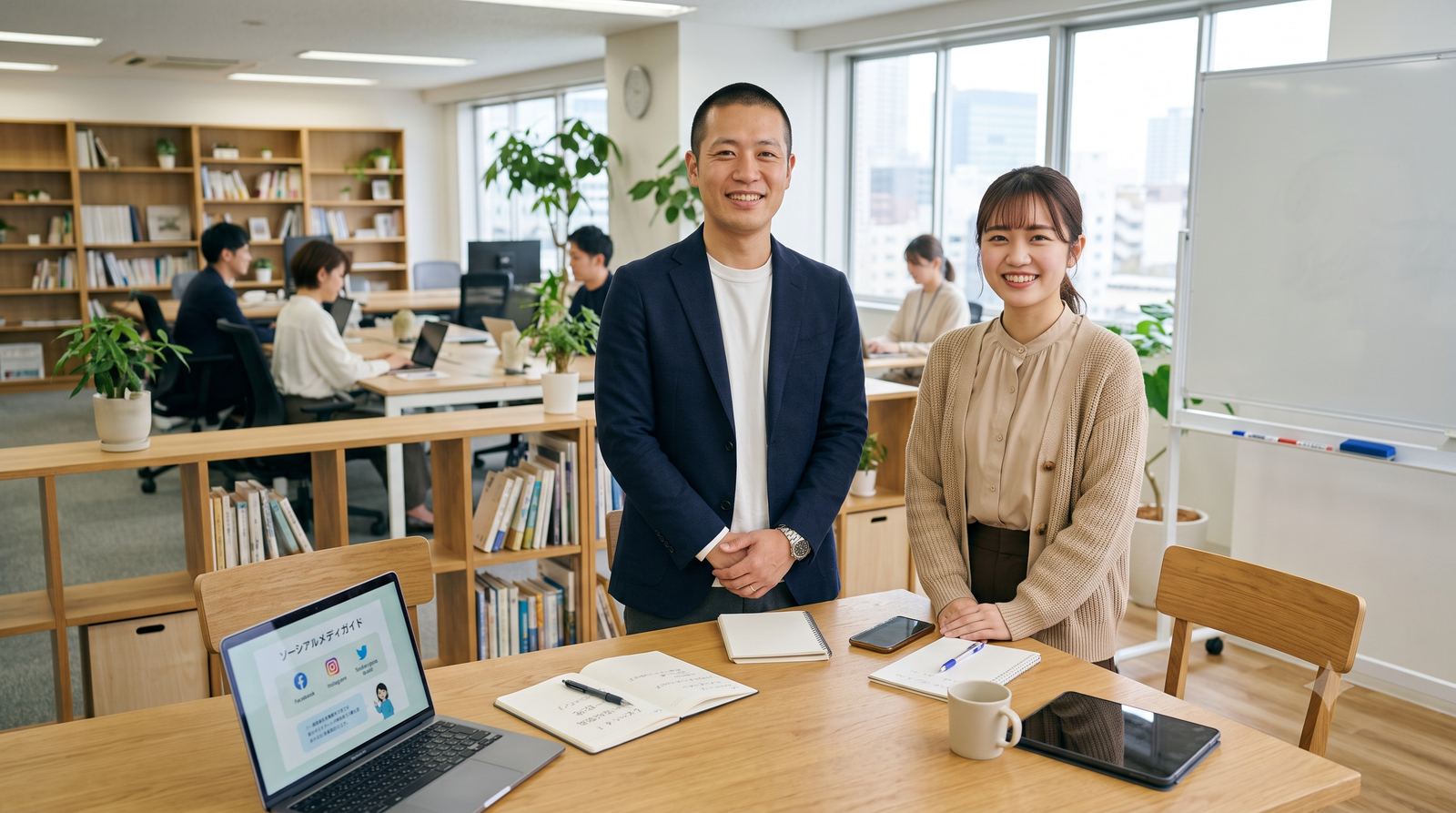 AI・SNS相談役によるご相談の様子